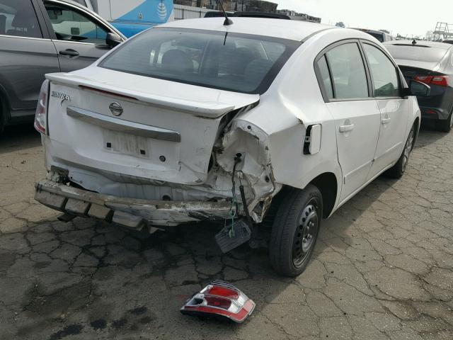 3N1AB6AP3BL727848 - 2011 NISSAN SENTRA 2.0 WHITE photo 4