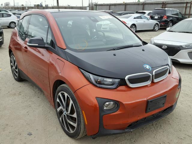 WBY1Z4C5XFV500007 - 2015 BMW I3 REX ORANGE photo 1