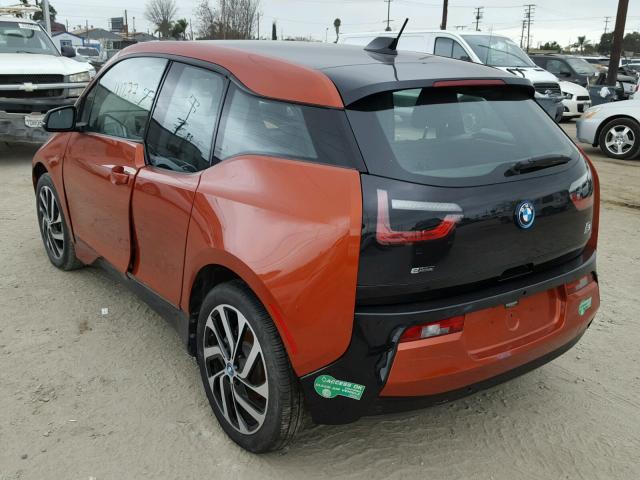 WBY1Z4C5XFV500007 - 2015 BMW I3 REX ORANGE photo 3