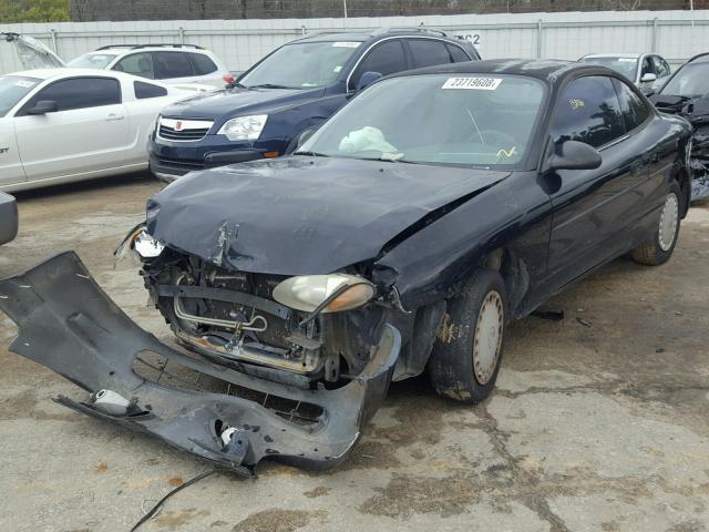 3FAFP11312R184913 - 2002 FORD ESCORT ZX2 BLACK photo 2