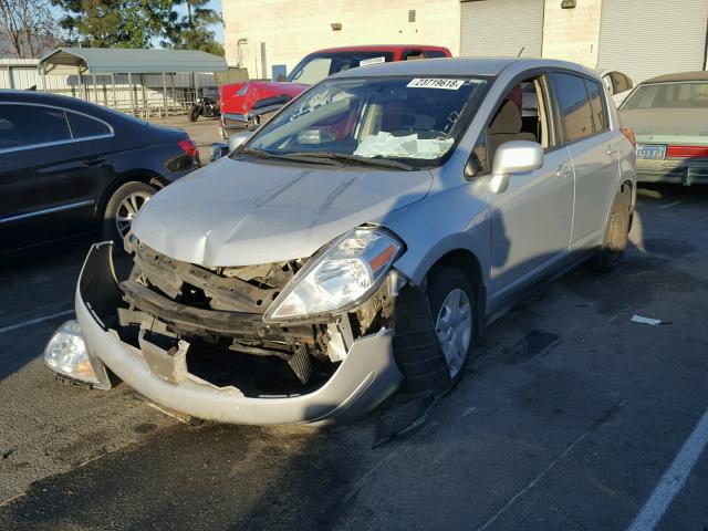 3N1BC1CP0BL450092 - 2011 NISSAN VERSA S GRAY photo 2