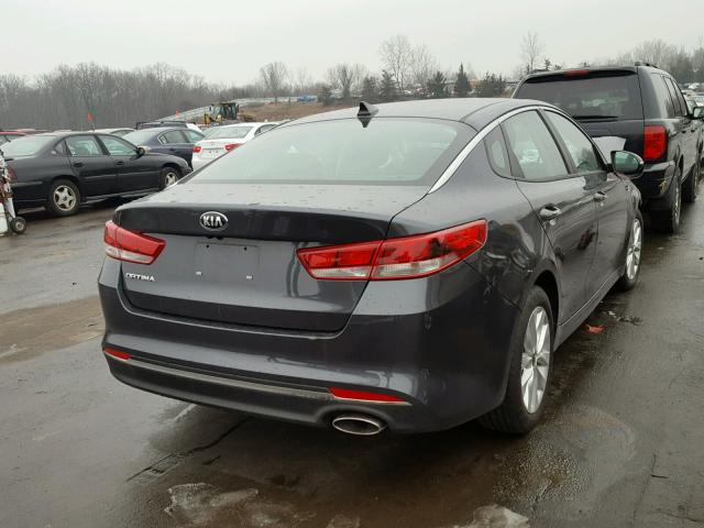 5XXGT4L3XHG171366 - 2017 KIA OPTIMA LX GRAY photo 4