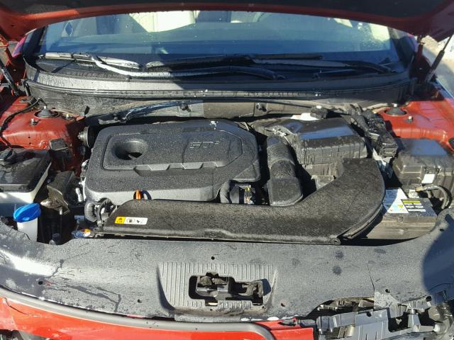 5NPE34AFXGH391243 - 2016 HYUNDAI SONATA SPO RED photo 7