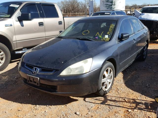 1HGCM66885A011283 - 2005 HONDA ACCORD EX BLUE photo 2