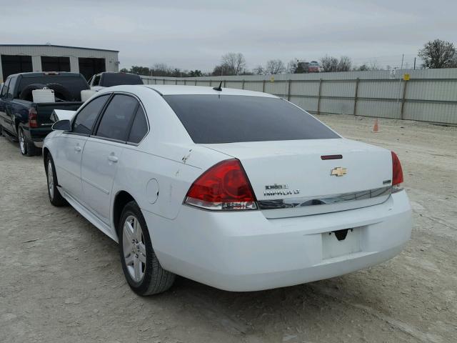 2G1WG5EK8B1233640 - 2011 CHEVROLET IMPALA LT WHITE photo 3