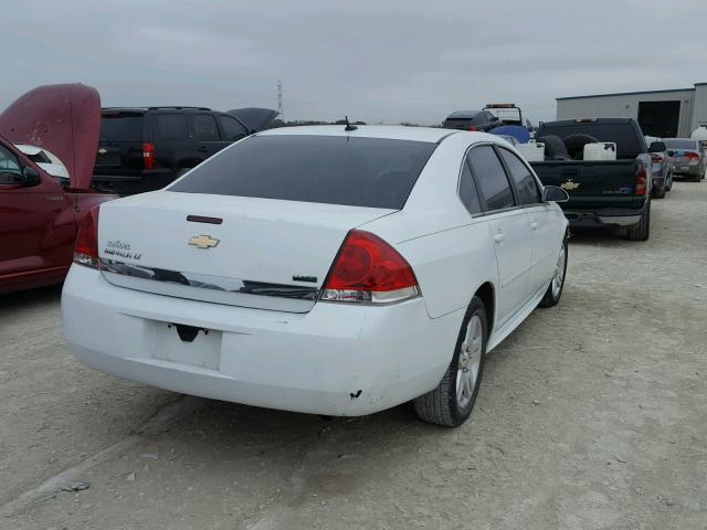 2G1WG5EK8B1233640 - 2011 CHEVROLET IMPALA LT WHITE photo 4