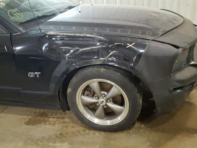 1ZVFT82HX65180793 - 2006 FORD MUSTANG GT BLACK photo 9