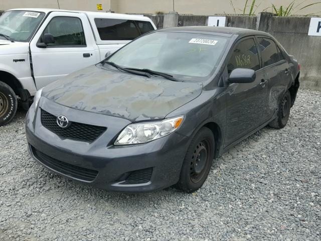 1NXBU40E69Z043839 - 2009 TOYOTA COROLLA BA CHARCOAL photo 2