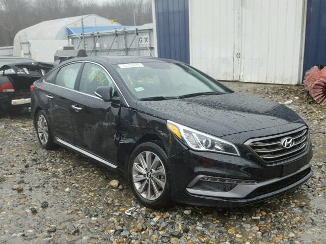 5NPE34AF3HH550010 - 2017 HYUNDAI SONATA SPO BLACK photo 1