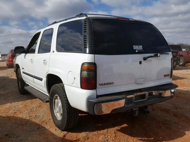 1GKEC13T06R122780 - 2006 GMC YUKON WHITE photo 3