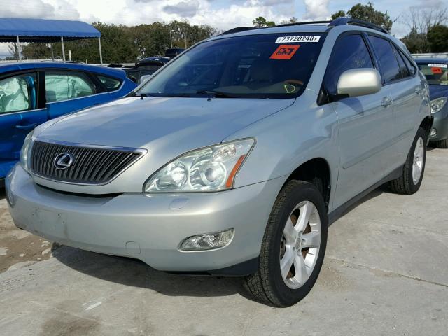 JTJHA31U940036095 - 2004 LEXUS RX 330 GREEN photo 2