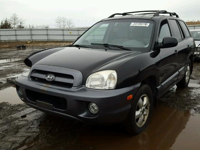 KM8SC13D26U042090 - 2006 HYUNDAI SANTA FE G BLACK photo 2