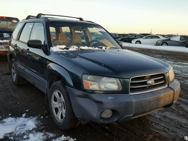 JF1SG63614G723320 - 2004 SUBARU FORESTER 2 GREEN photo 1