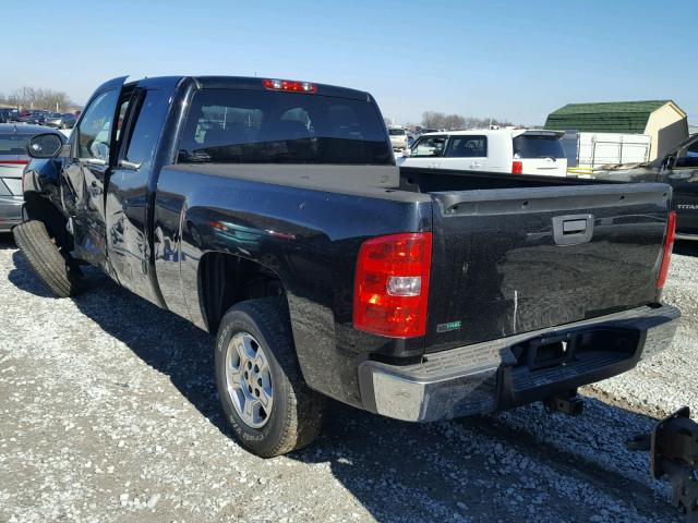 1GCEC29029Z273607 - 2009 CHEVROLET SILVERADO BLACK photo 3