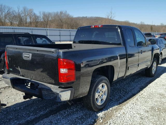 1GCEC29029Z273607 - 2009 CHEVROLET SILVERADO BLACK photo 4