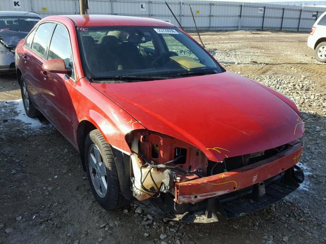 2G1WT58K679236147 - 2007 CHEVROLET IMPALA LT RED photo 1