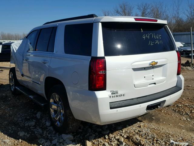 1GNSKBKCXHR291062 - 2017 CHEVROLET TAHOE K150 WHITE photo 3