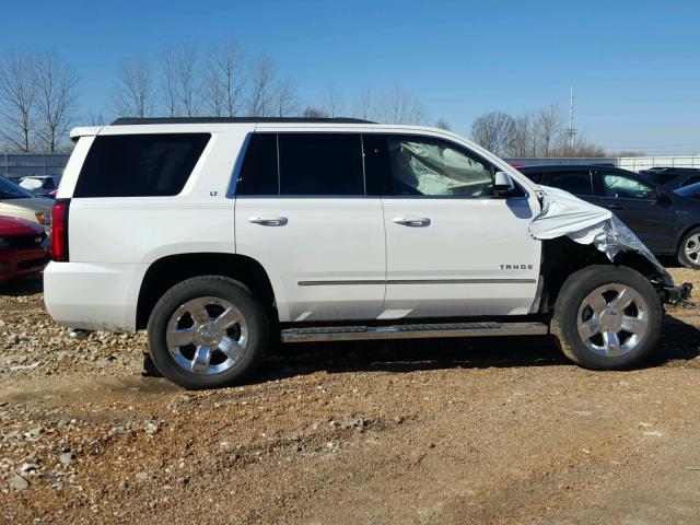 1GNSKBKCXHR291062 - 2017 CHEVROLET TAHOE K150 WHITE photo 9