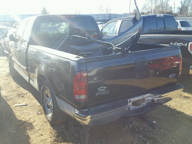 1FTRX17W63NA89888 - 2003 FORD F150 BLACK photo 3