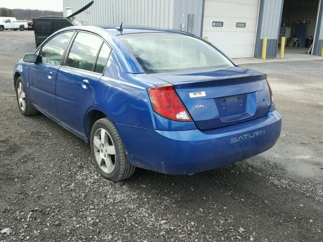 1G8AL55FX6Z169950 - 2006 SATURN ION LEVEL BLUE photo 3