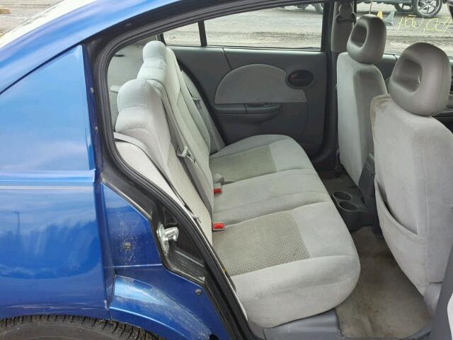 1G8AL55FX6Z169950 - 2006 SATURN ION LEVEL BLUE photo 6