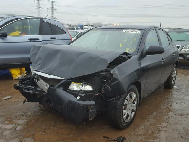 KMHDU4AD6AU956748 - 2010 HYUNDAI ELANTRA BL BLACK photo 2