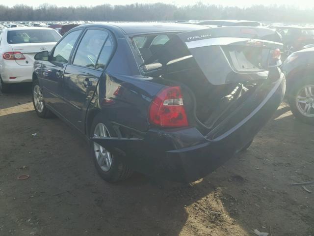 1G1ZT58FX7F147138 - 2007 CHEVROLET MALIBU LT BLUE photo 3