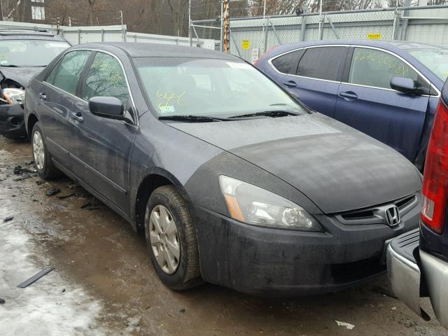 1HGCM56403A121345 - 2003 HONDA ACCORD LX GRAY photo 1