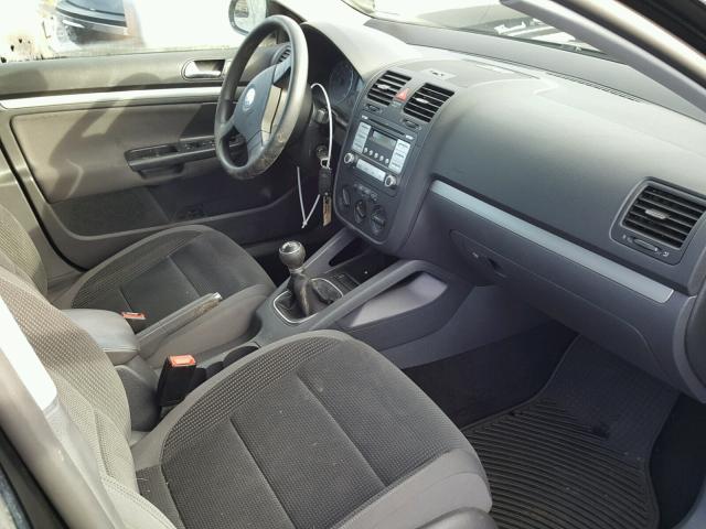 3VWJZ71K69M172642 - 2009 VOLKSWAGEN JETTA S Qara foto 5