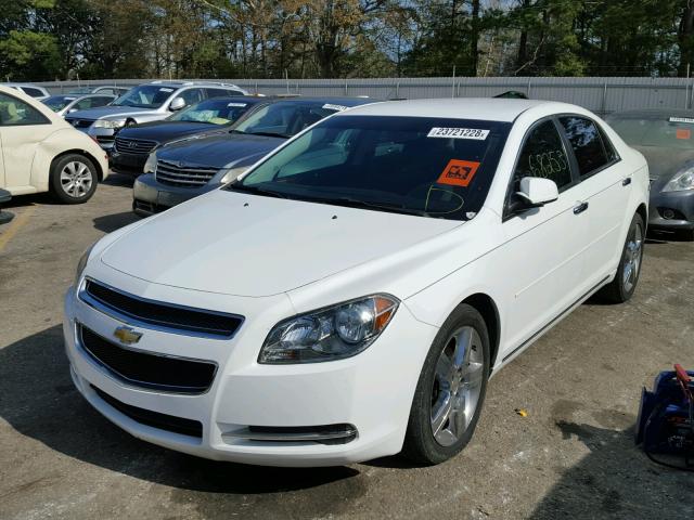 1G1ZF5E74CF117454 - 2012 CHEVROLET MALIBU 3LT WHITE photo 2