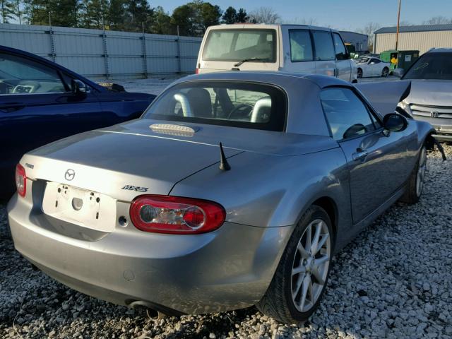 JM1NC26F090204508 - 2009 MAZDA MX-5 MIATA SILVER photo 4