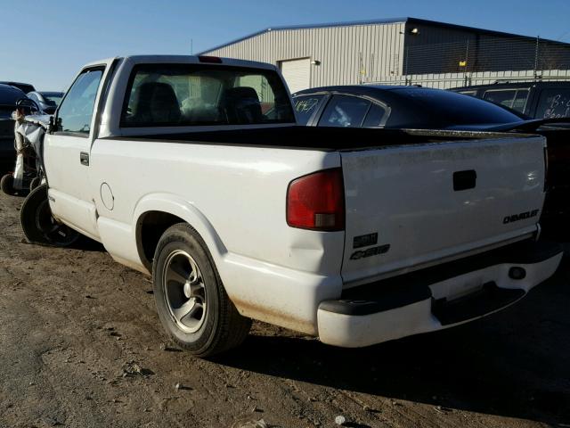 1GCCS14H338128297 - 2003 CHEVROLET S TRUCK S1 WHITE photo 3