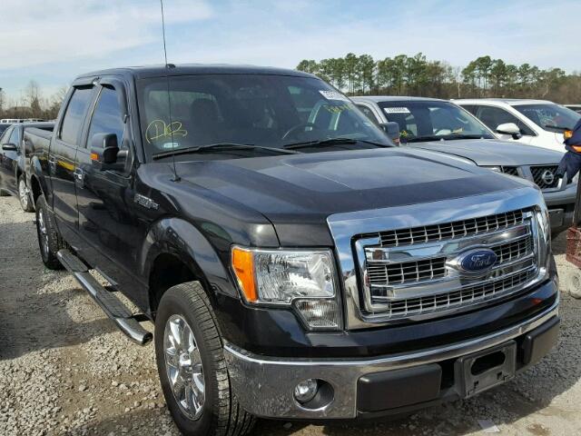 1FTEW1CM4EKD10415 - 2014 FORD F150 SUPER BLACK photo 1