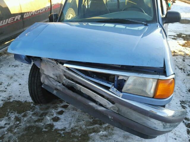 1FTCR10A6VTA51638 - 1997 FORD RANGER BLUE photo 7