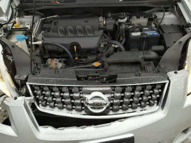 3N1AB61E89L628502 - 2009 NISSAN SENTRA 2.0 SILVER photo 7