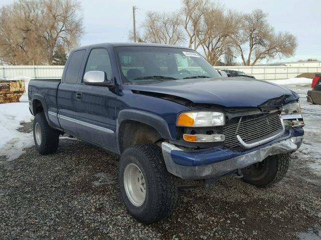 1GTEK19T9YE392042 - 2000 GMC NEW SIERRA BLUE photo 1