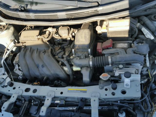 3N1CN7AP4EL831940 - 2014 NISSAN VERSA S GRAY photo 7