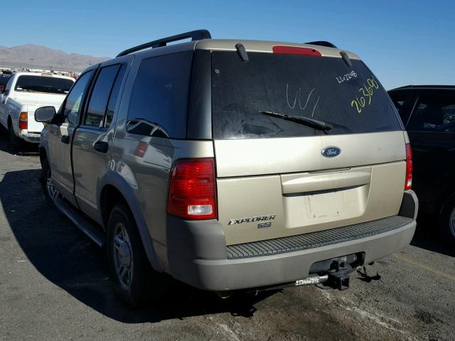 1FMZU72E52ZB97660 - 2002 FORD EXPLORER X GOLD photo 3