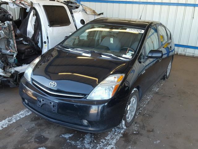 JTDKB20UX77589822 - 2007 TOYOTA PRIUS BLACK photo 2