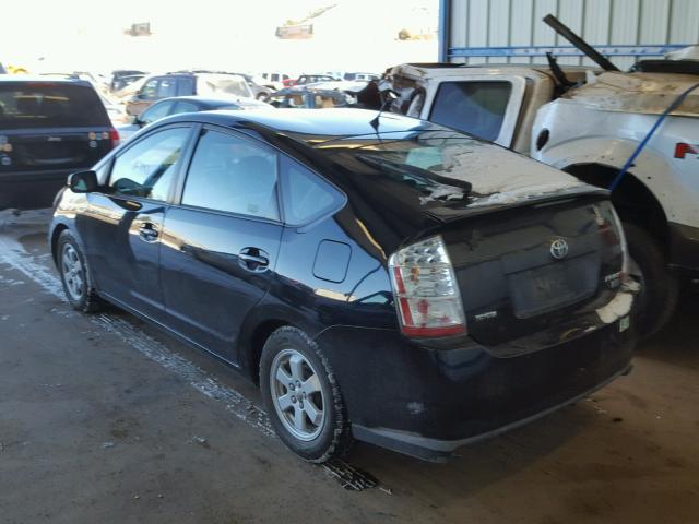 JTDKB20UX77589822 - 2007 TOYOTA PRIUS BLACK photo 3