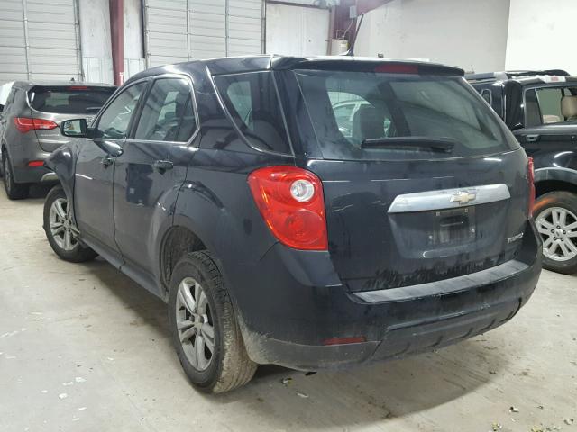 2GNALBEK0D6410626 - 2013 CHEVROLET EQUINOX LS BLACK photo 3