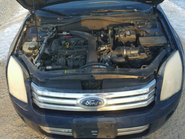 3FAFP07Z36R170376 - 2006 FORD FUSION SE BLUE photo 7