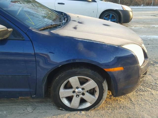 3FAFP07Z36R170376 - 2006 FORD FUSION SE BLUE photo 9