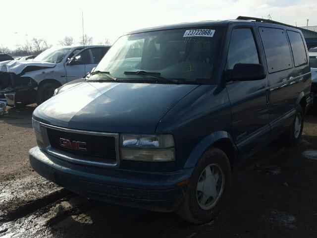 1GKDM19W1XB522237 - 1999 GMC SAFARI XT GREEN photo 2