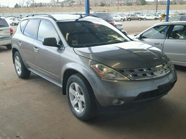 JN8AZ08T75W306372 - 2005 NISSAN MURANO SL GRAY photo 1