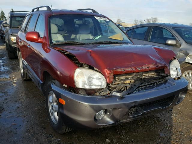 KM8SC73E45U995619 - 2005 HYUNDAI SANTA FE G MAROON photo 1