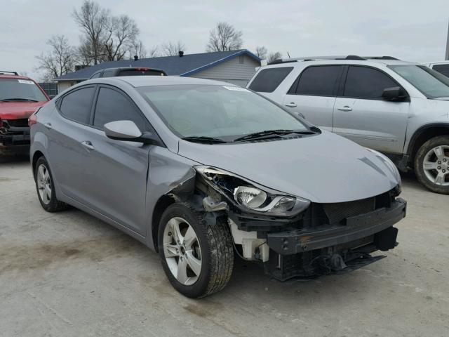 KMHDH4AE4DU707026 - 2013 HYUNDAI ELANTRA GL GRAY photo 1