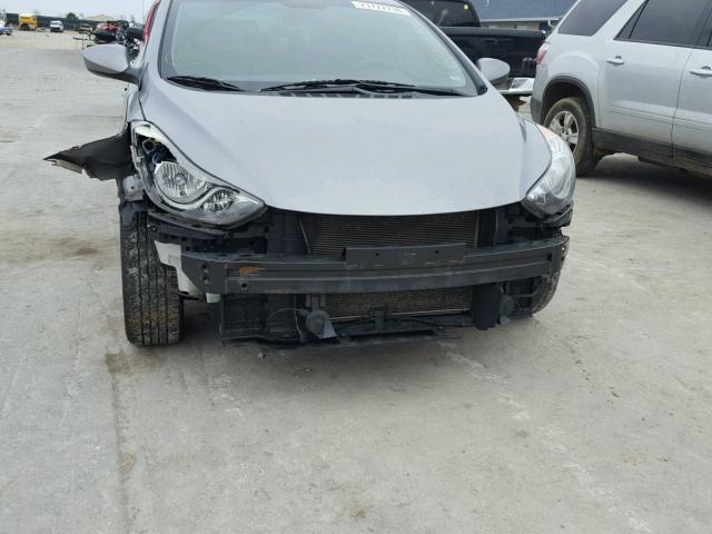 KMHDH4AE4DU707026 - 2013 HYUNDAI ELANTRA GL GRAY photo 9