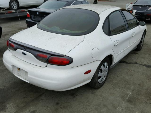 1FAFP52U7XG148687 - 1999 FORD TAURUS LX WHITE photo 4