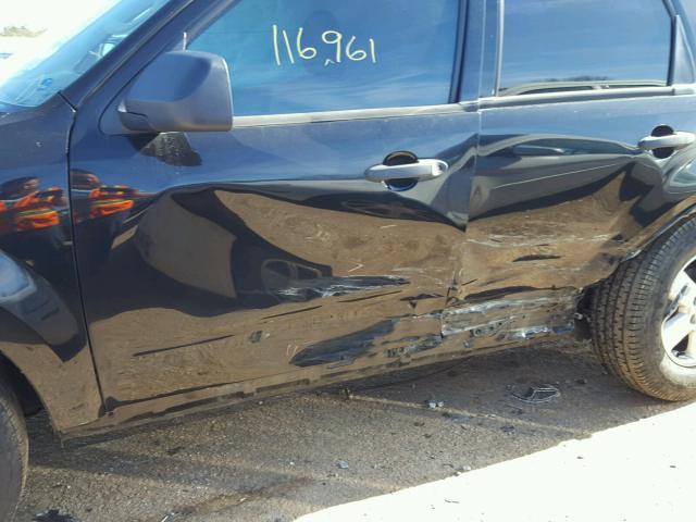 1FMCU0C7XBKC65408 - 2011 FORD ESCAPE XLS BLACK photo 9